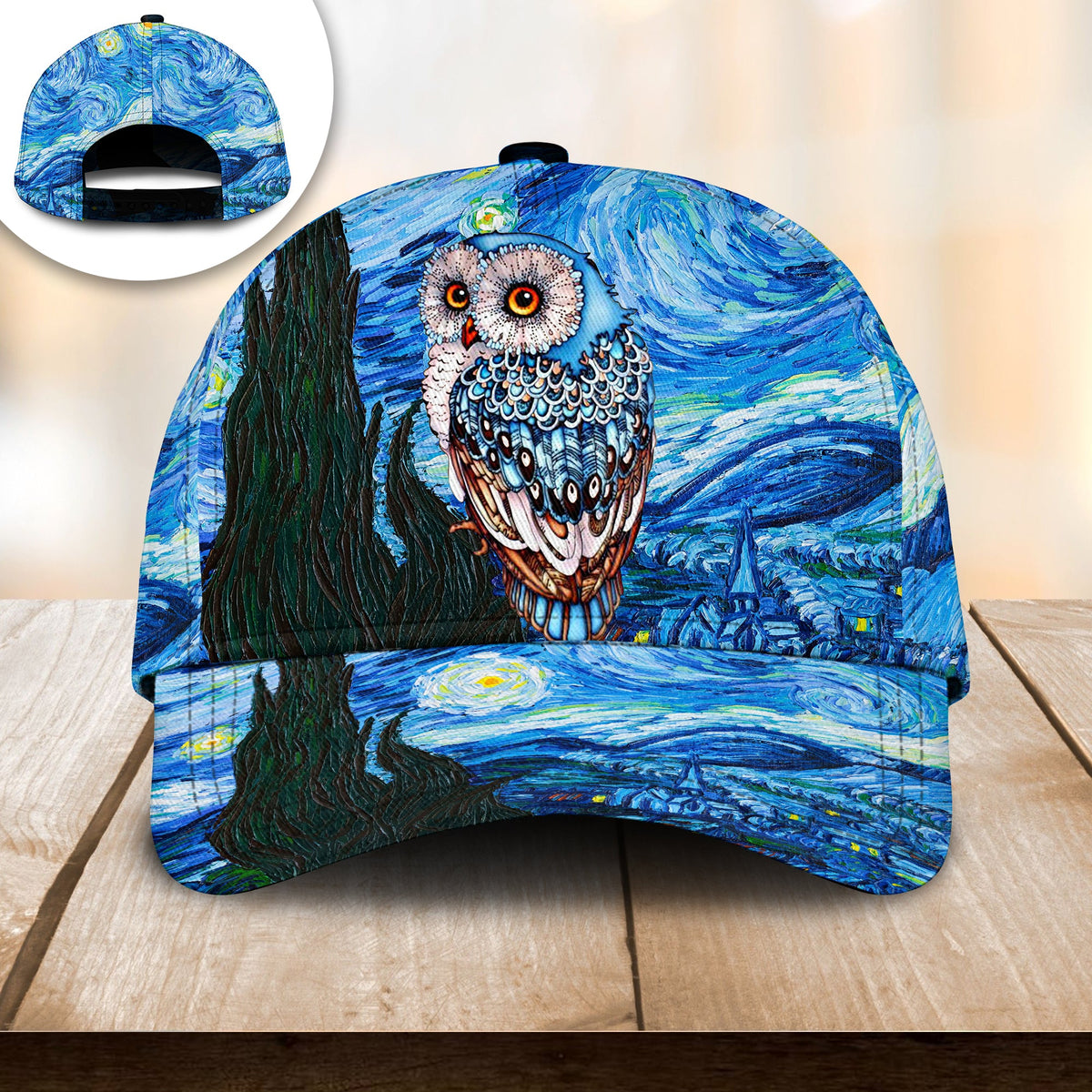 Owl Art Cool Style – Classic Cap