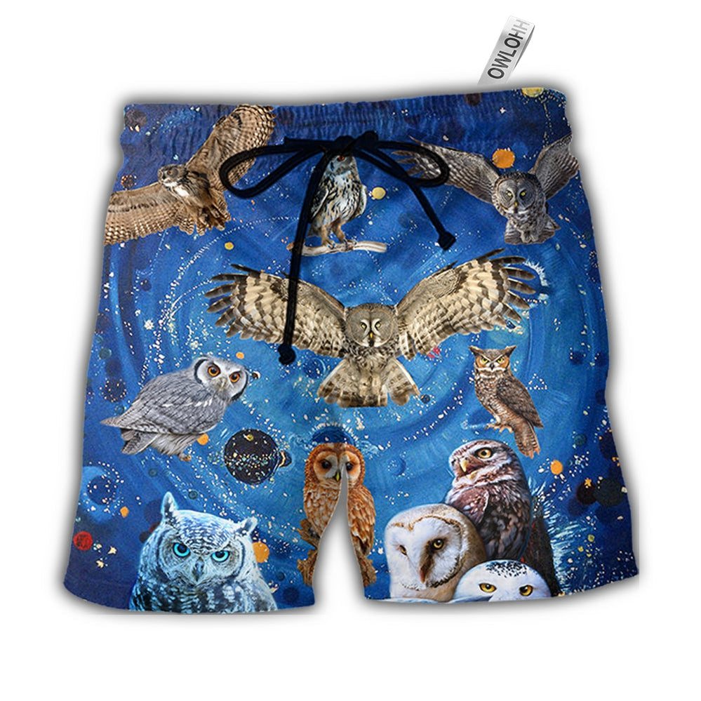 Beach Short / Adults / S Owl Play Together Style - Beach Short - Owls Matrix LTD