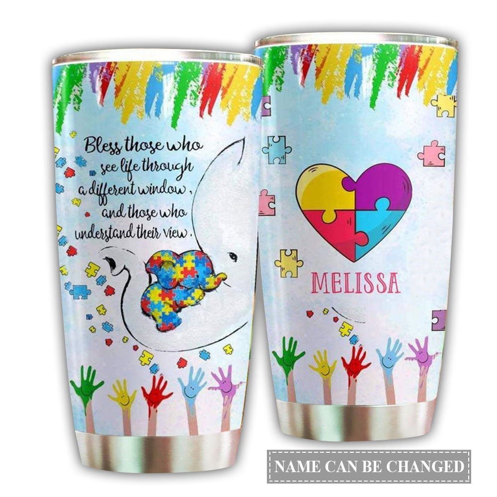 Autism Bless Those Who Personalized 20 Oz Tumbler