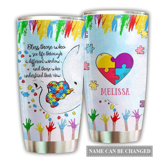 Autism Bless Those Who Personalized 20 Oz Tumbler