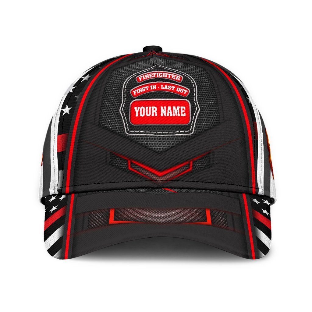 Custom Name Firefighter – Classic Cap