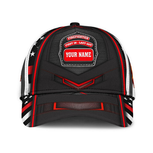Custom Name Firefighter – Classic Cap