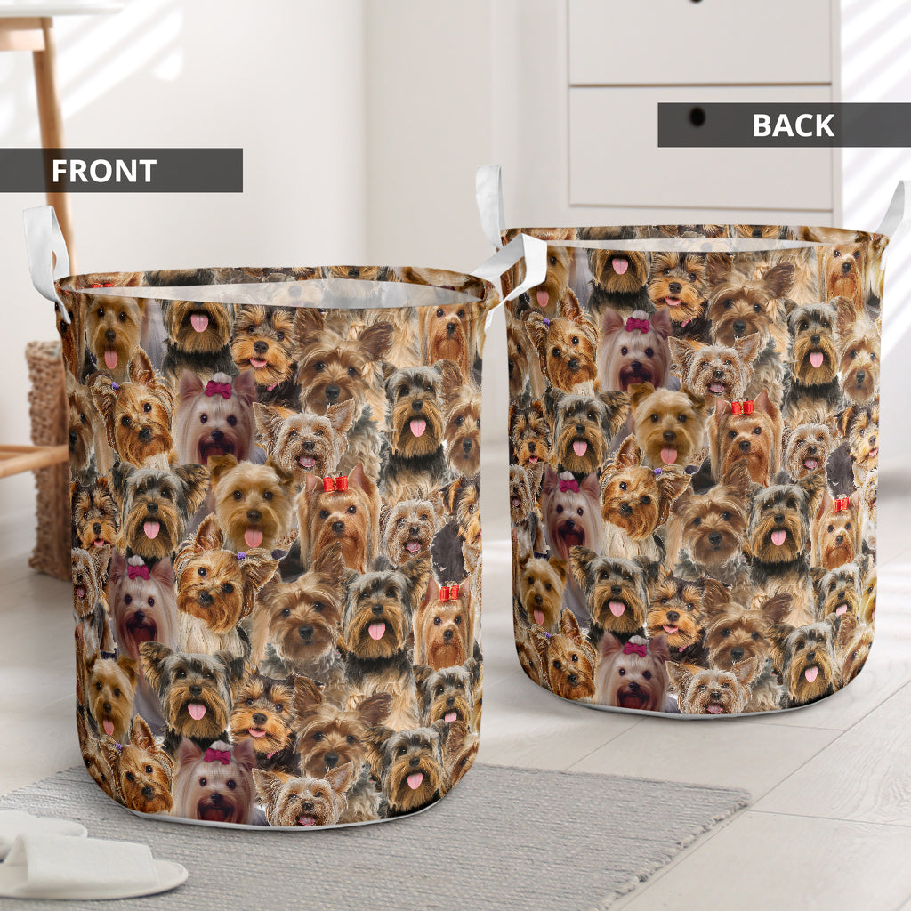 Yorkshire terrier - Laundry basket-Owls Matrix