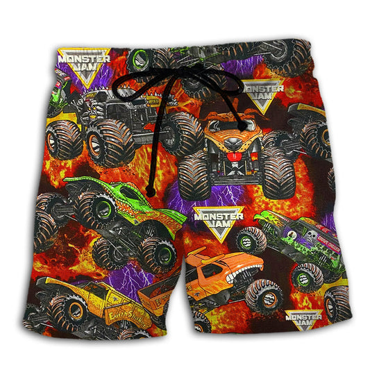 Monster Trucks Power Packed – Beach Short