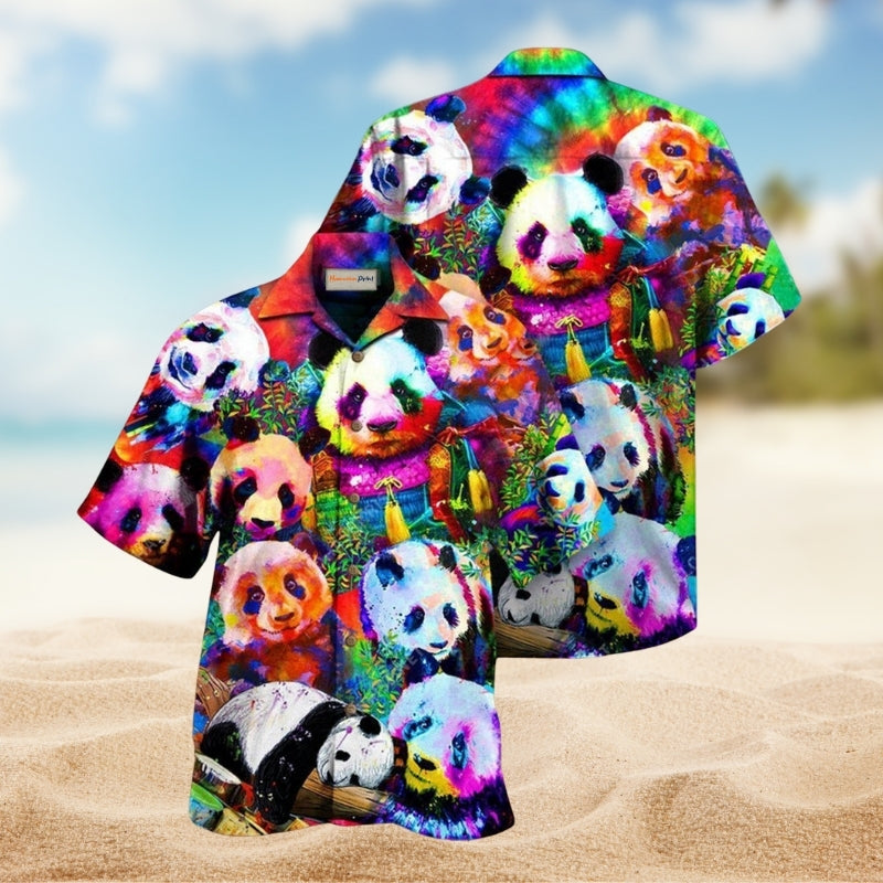 Panda Colorful Giant Edition - Hawaiian Shirt - HAWS01NGA150422