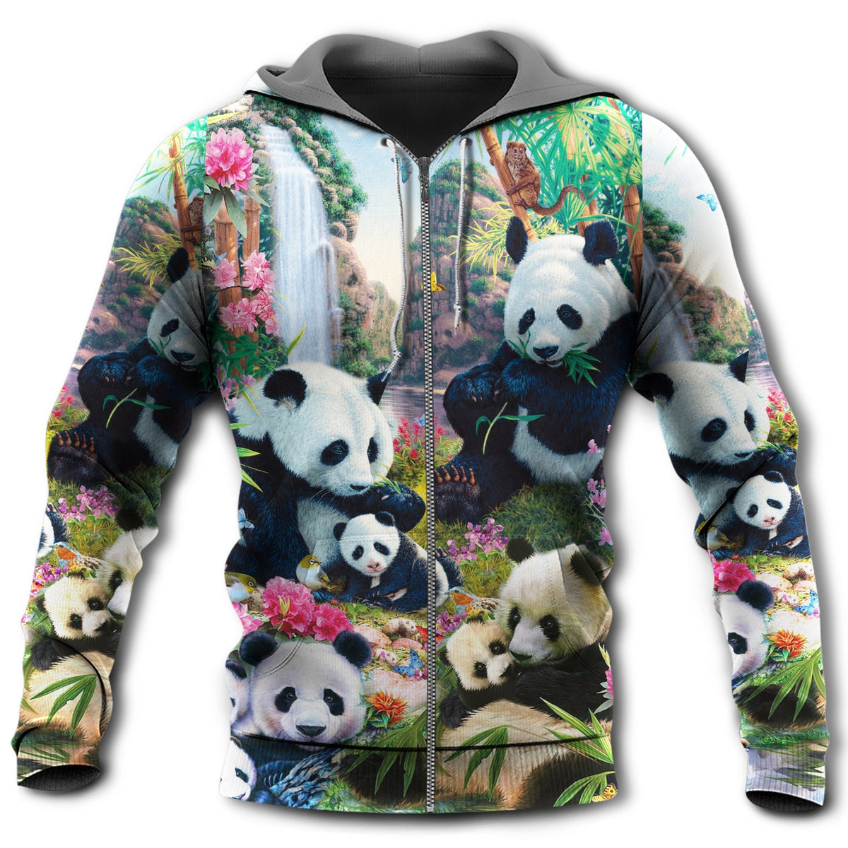 Keep Calm Hug A Panda Quote – 3D Hoodie