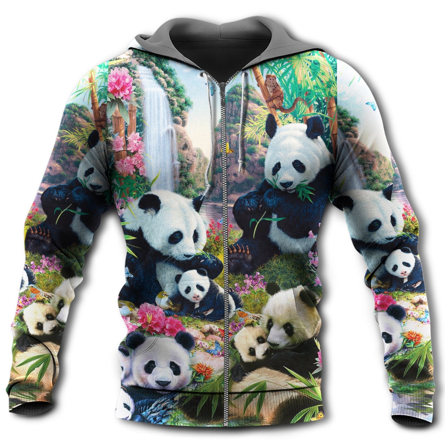 Keep Calm Hug A Panda Quote – 3D Hoodie