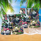 Panda Keep Calm And Hug A Panda - Beach Short