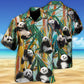Cute Panda Minimal Art - Hawaiian Shirt