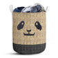 Panda Wicker So Cute - Laundry Basket - Owls Matrix LTD