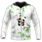 Panda Happiness White Style - 3D Hoodie
