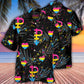 LGBT Pansexual Pride Tropical Leaf Design – Hawaiian Shirt