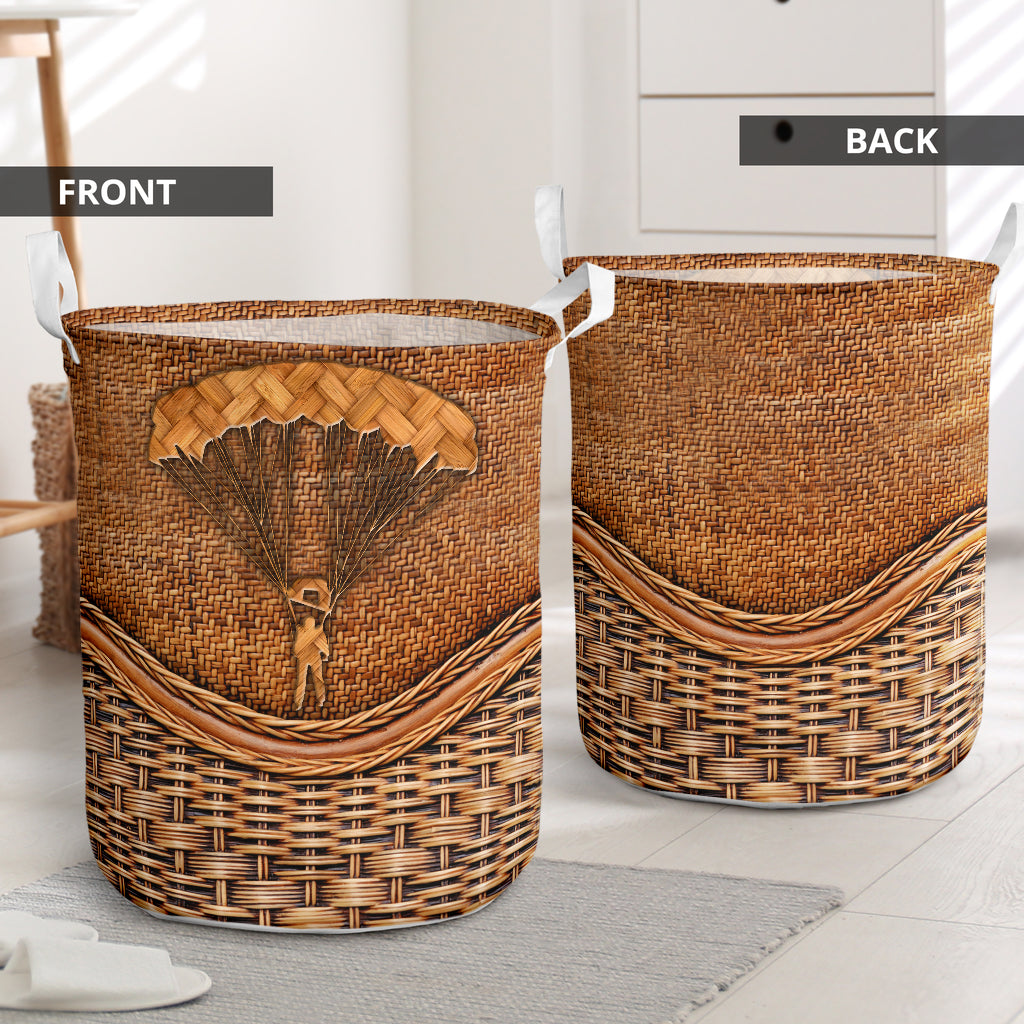 Parachute Rattan Teaxture - Laundry Basket - Owls Matrix LTD