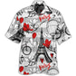 Paris Romantic Love Heart Style – Hawaiian Shirt