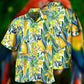 Parrot Tropical Floral Pattern – Hawaiian Shirt