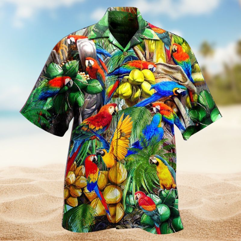 Parrot Coconut Holic Edition – Hawaiian Shirt