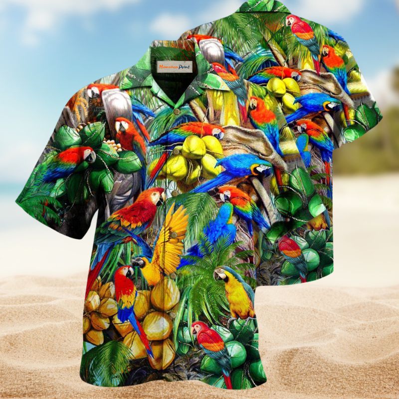 Parrot Coconut Holic Edition – Hawaiian Shirt