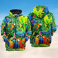 Parrot Couple Lovely Love - 3D Hoodie