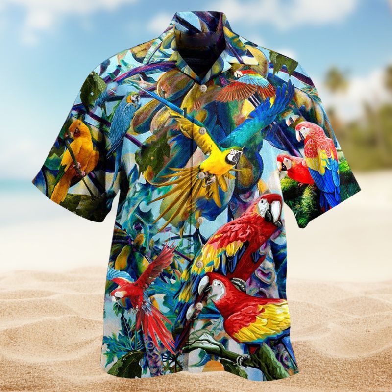Parrot Likes Papaya Edition – Hawaiian Shirt