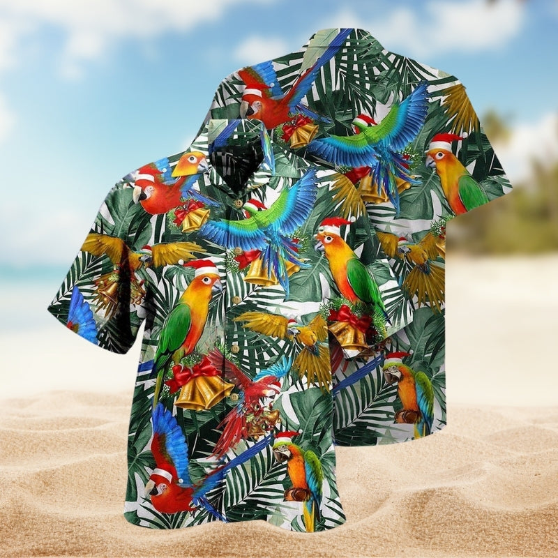 Parrot Love Christmas Limited Edition – Hawaiian Shirt