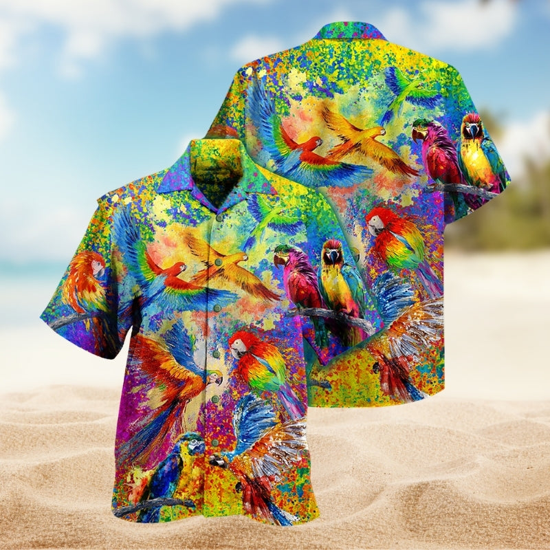 Parrot Love Color Limited Edition – Hawaiian Shirt