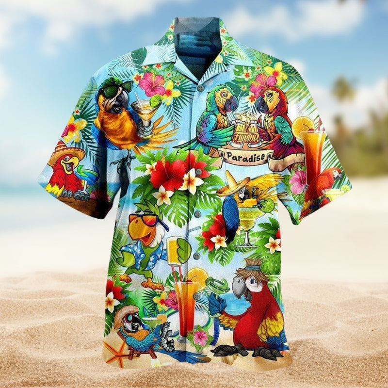 Parrot Love Life Limited Style 3 – Hawaiian Shirt