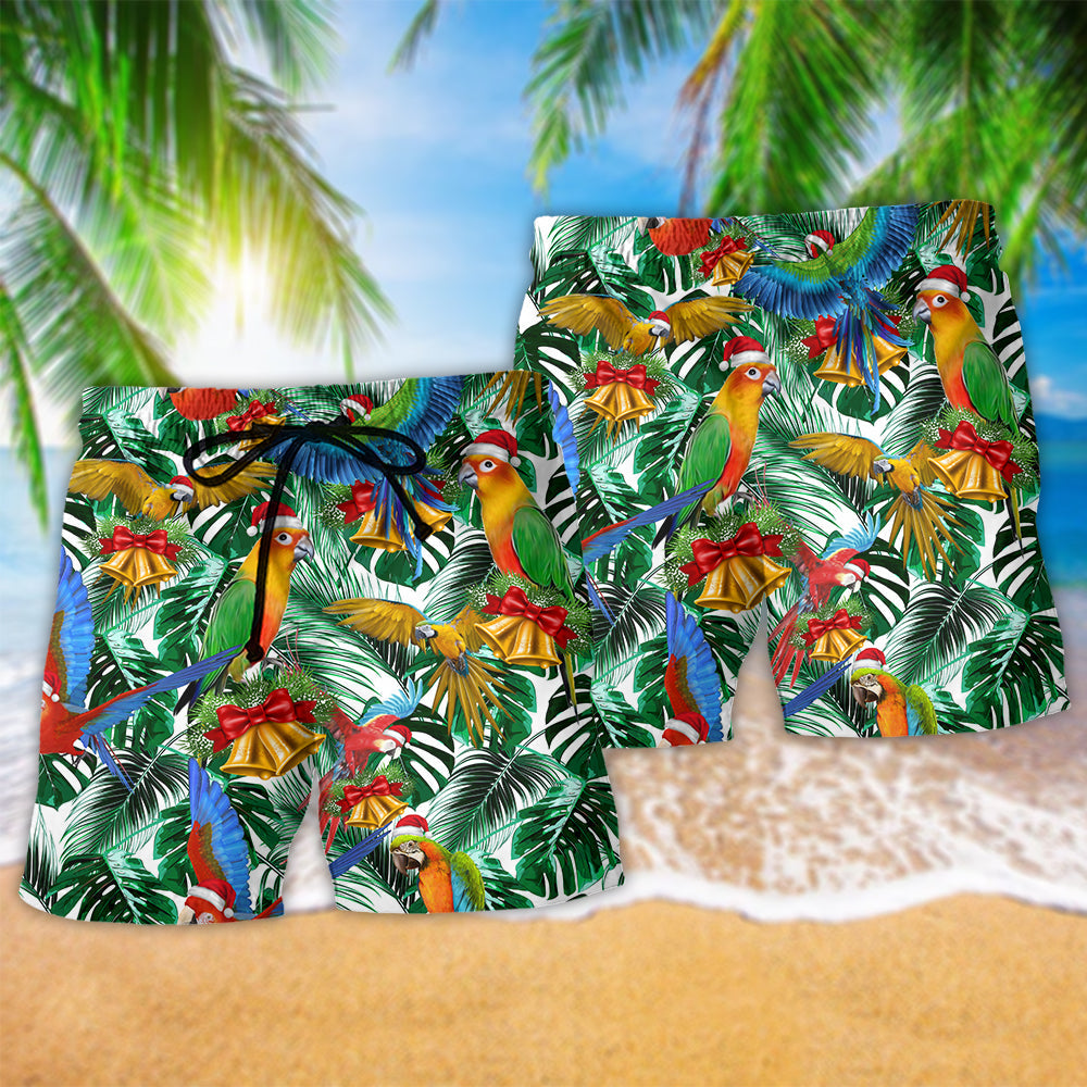 Parrot Xmas Love Style – Beach Short