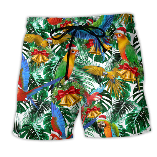Parrot Xmas Love Style – Beach Short