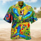 Parrot Mardi Gras Edition – Hawaiian Shirt