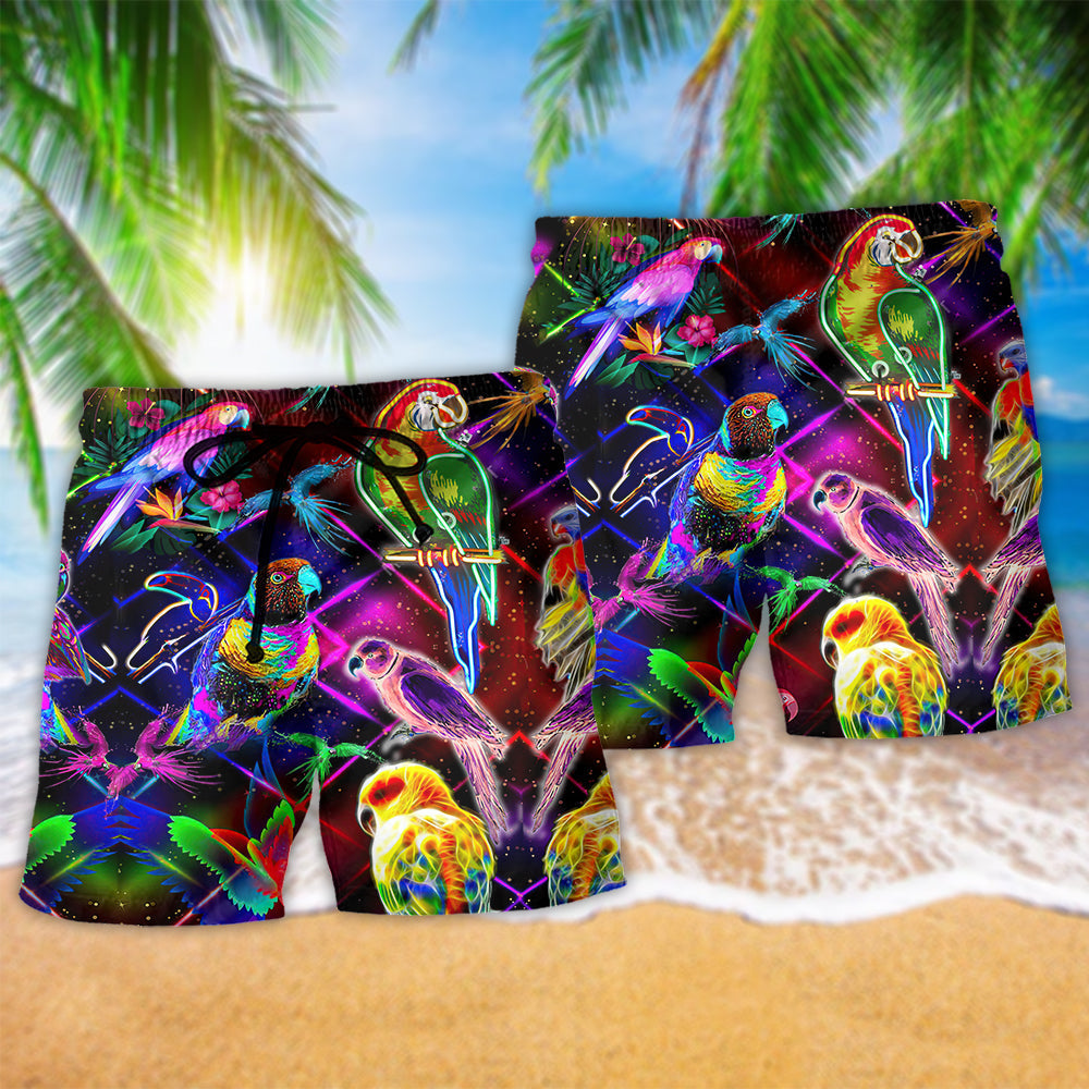 Parrot Unique Colorful Nature – Beach Short