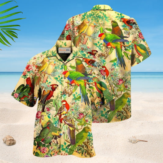 Parrot Vintage Style – Hawaiian Shirt