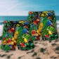 Funny Parrot Coconut Lover Tropical Art – Beach Short