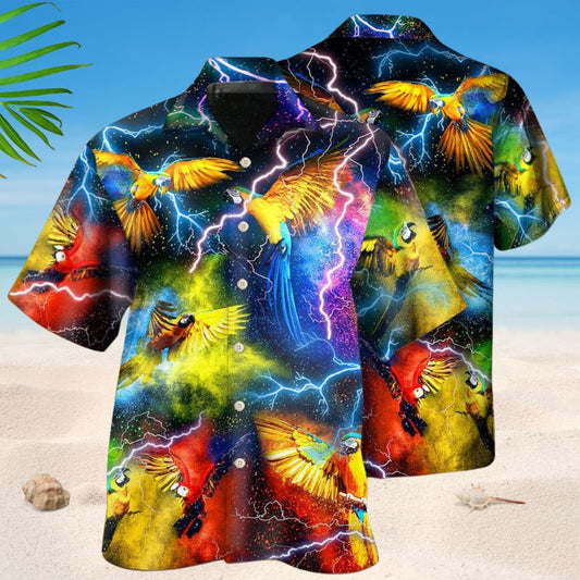 Parrot Mysterious Lightning Style – Hawaiian Shirt