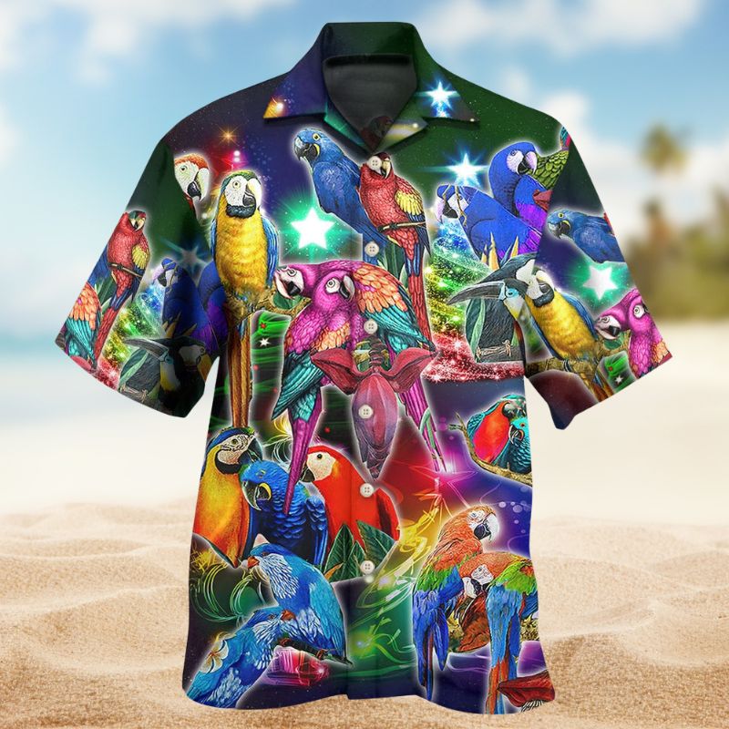 Parrot Tropical Christmas – Hawaiian Shirt