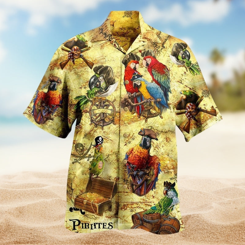 Parrots Amazing Pirate Style Limited Edition – Hawaiian Shirt