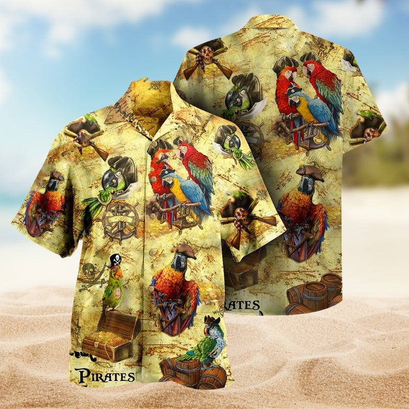 Parrots Amazing Pirate Style Limited Edition – Hawaiian Shirt