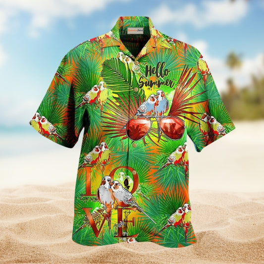 Parrots Hello Summer Style Limited Edition – Hawaiian Shirt