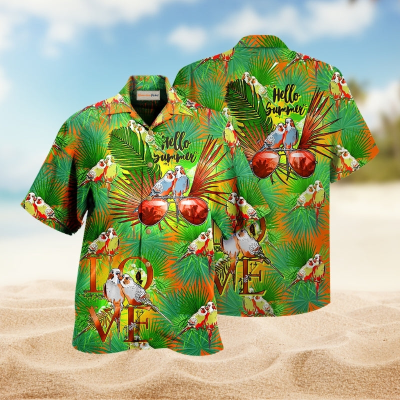 Parrots Hello Summer Style Limited Edition – Hawaiian Shirt