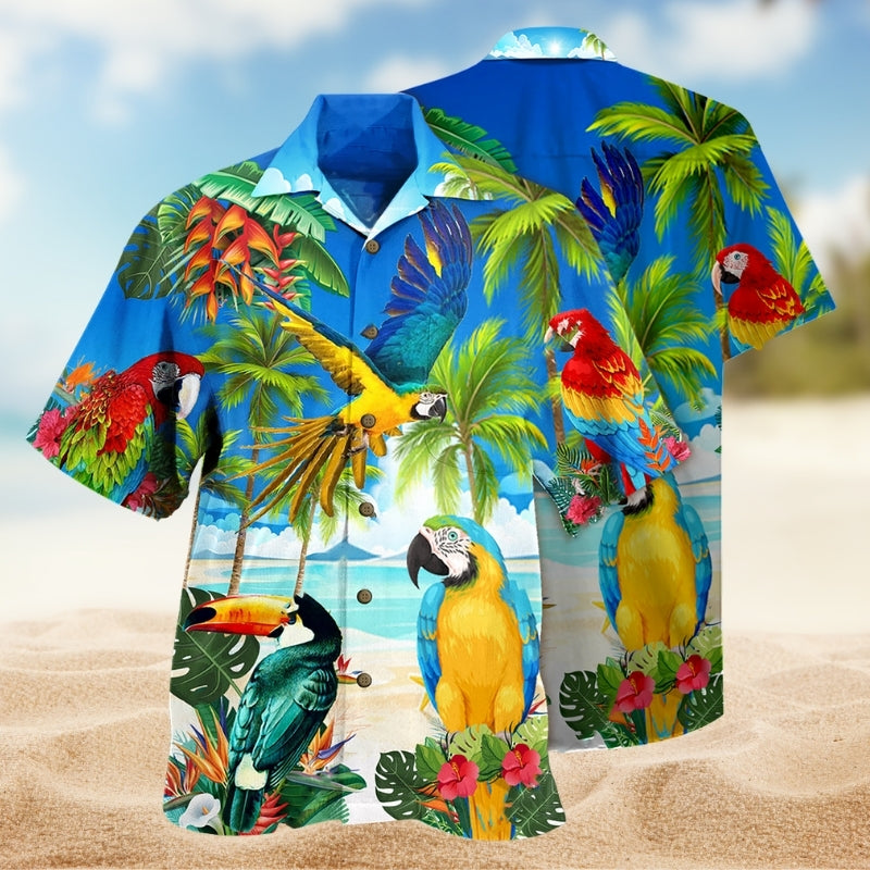 Parrots High By The Beach Limited Edition – Hawaiian Shirt