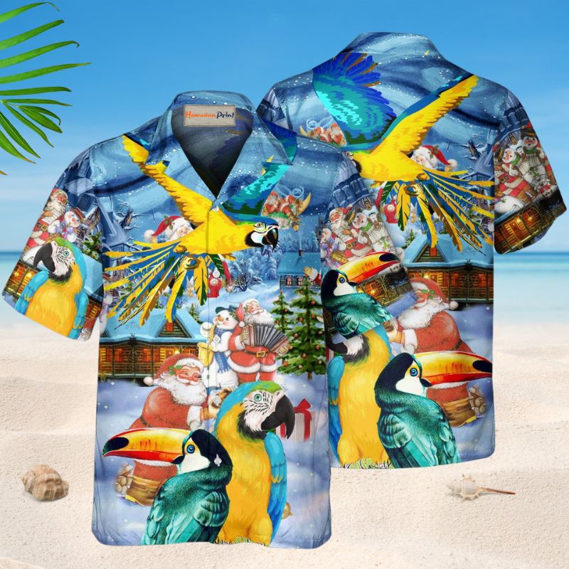 Parrots High By The Beach Style – Hawaiian Shirt