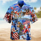 Patriotic Christmas Santa Edition – Hawaiian Shirt