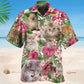 Persian Cat Tropical Floral Style – Hawaiian Shirt