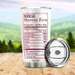 Nurse Brave Nutrition Facts Personalized 20 Oz Tumbler For Hot Cold Drinks And Travel