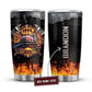 Firefighter With Fire Personalized 20 Oz Tumbler