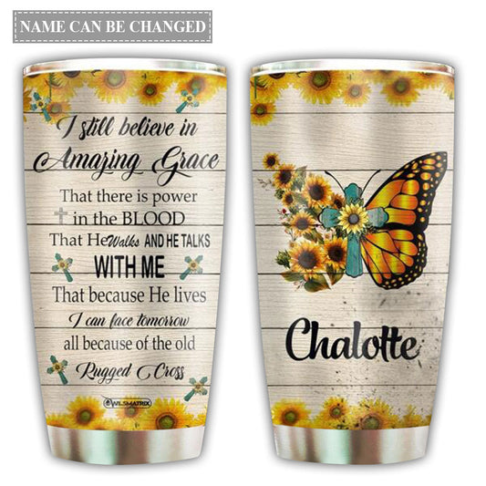 Jesus Christian Faith Personalized 20 Oz Tumbler