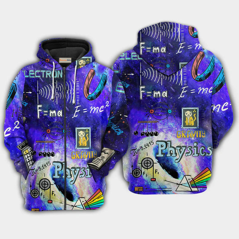Physics Awesome Science Art – 3D Hoodie