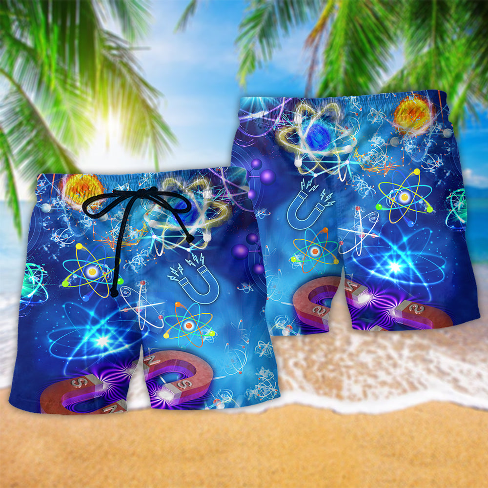 Physics Humor Quote Geek Style – Beach Short