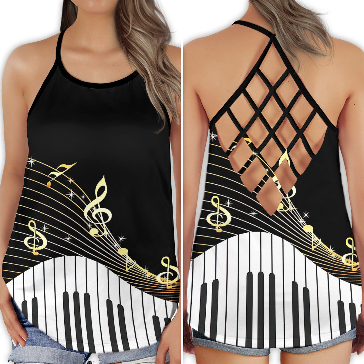 Piano Is My Life - Hollow Tank Top