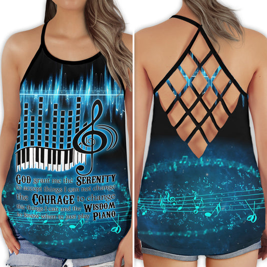 Piano Is My Life Love Piano Forever - Hollow Tank Top