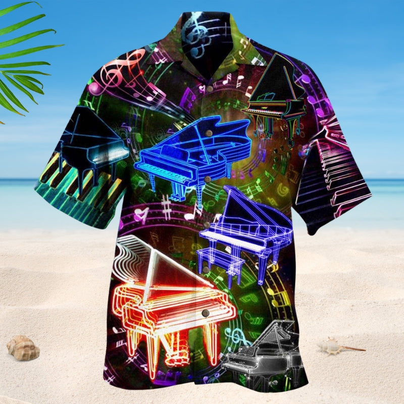 Piano Speaks Music Style – Hawaiian Shirt
